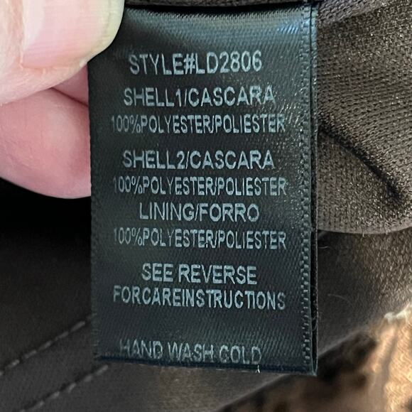 Blush Boutique Velvet Sequin  Strappy Sheath Dress Brown Bronze Size Large Party - Picture 8 of 14